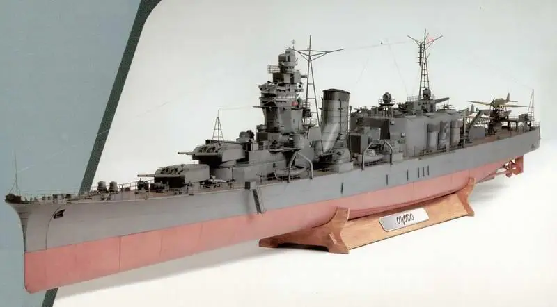 Model Kit Battleship - 1/280 pancernik klasy WWII Oyodo lekki