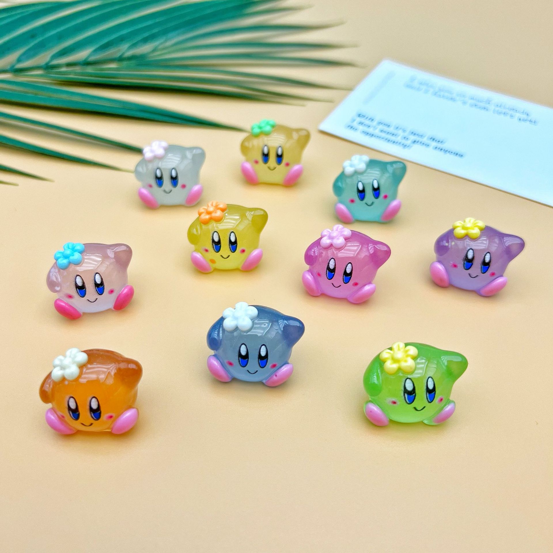 Model Kit Kirby - 10 sztuk gwiazda Kirby figurka Luminous