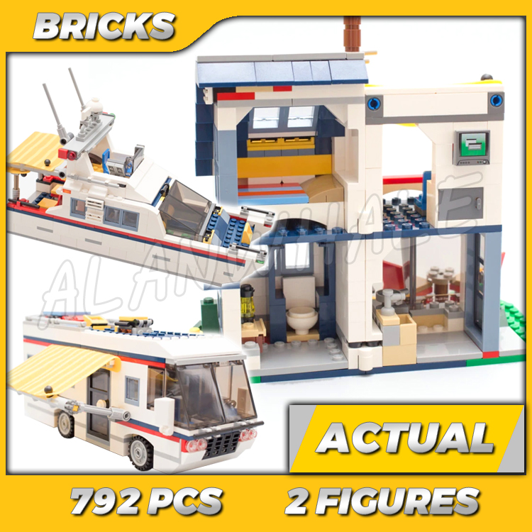 Model Kit Yacht - 792 elementy 3w1 Kreatywny Kamper na