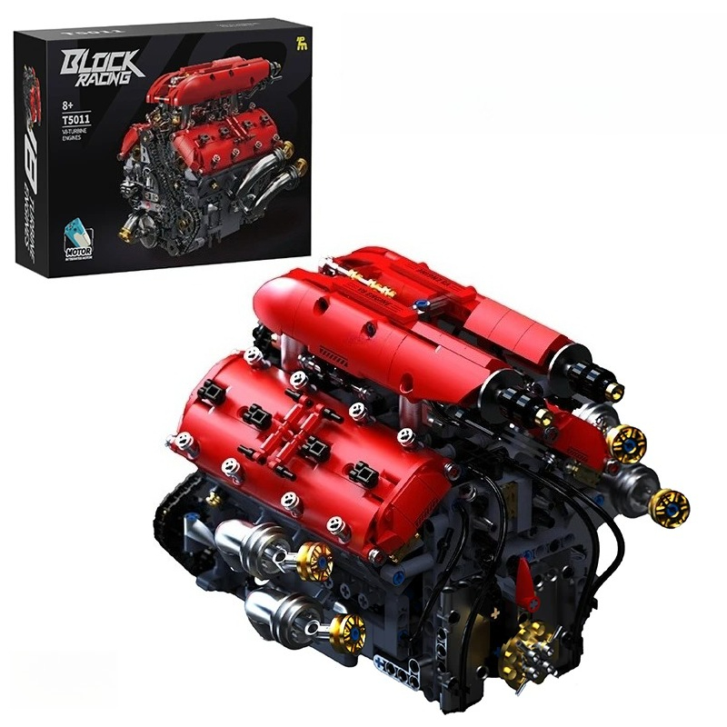 Model Kit V8 Engine - T5011 1370 elementów Symulacja Silnika V8