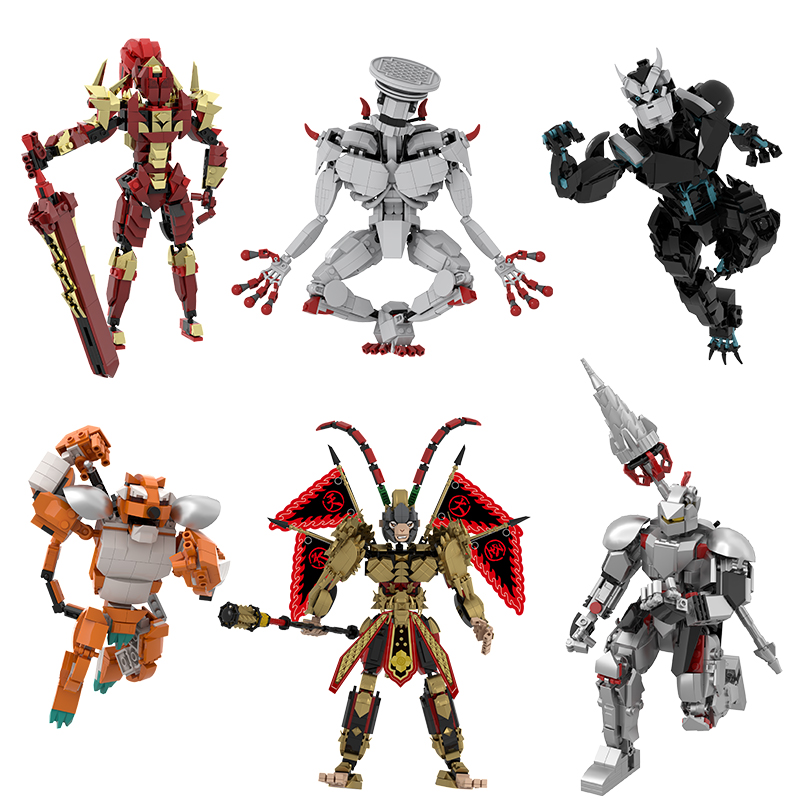 Model Kit Kaiju 8 - Nowa seria potworów zmontowany podręczny blok
