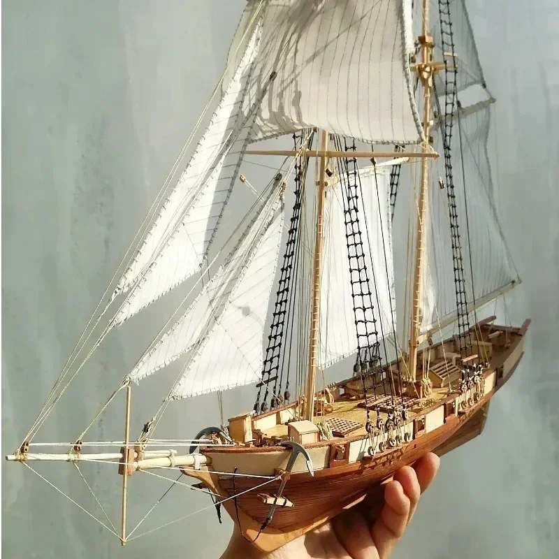 Model Kit Yacht - Drewniane zmontowane antyczne zestawy do budowania