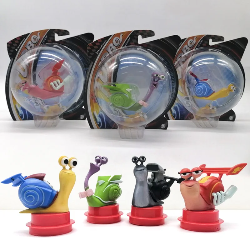 Model Kit Dinosaur Bandai - Turbos Racing ślimaki lalka Model z