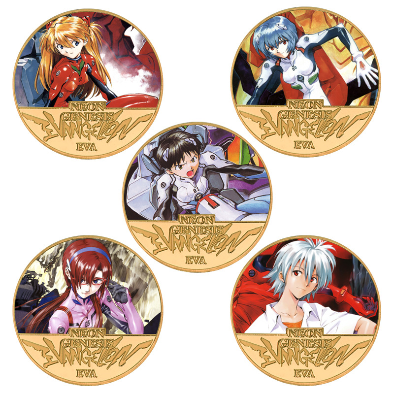 Model Kit Evangelion - Kolekcja pamiątkowa EVA Złote Monety Neon