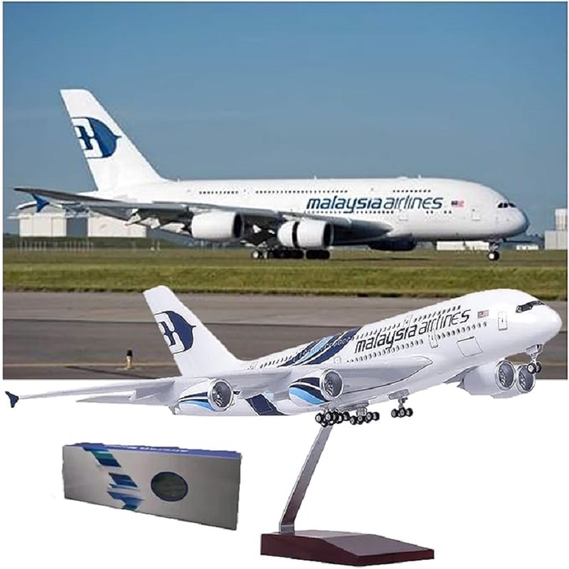 Model Kit Plane - Model samolotu Malaysia Airlines A380 w