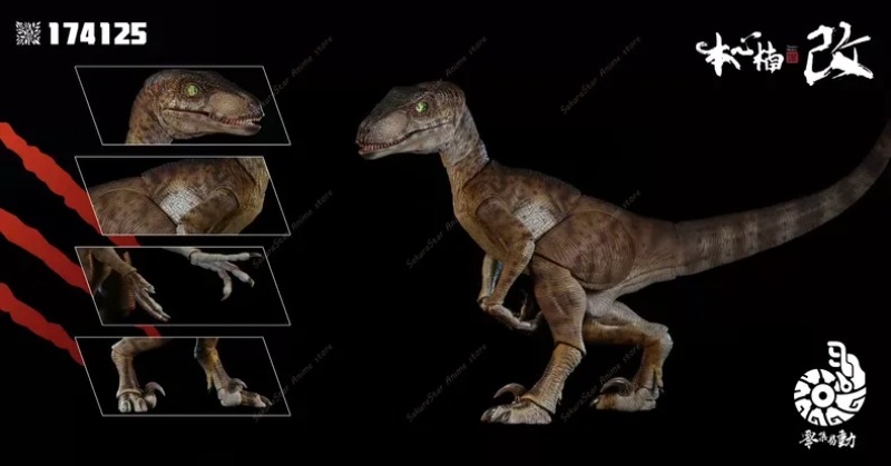 【Dostępne】Nanmu Studio Raptor  – Model Kit Dinosaur Bandai recenzja i cena