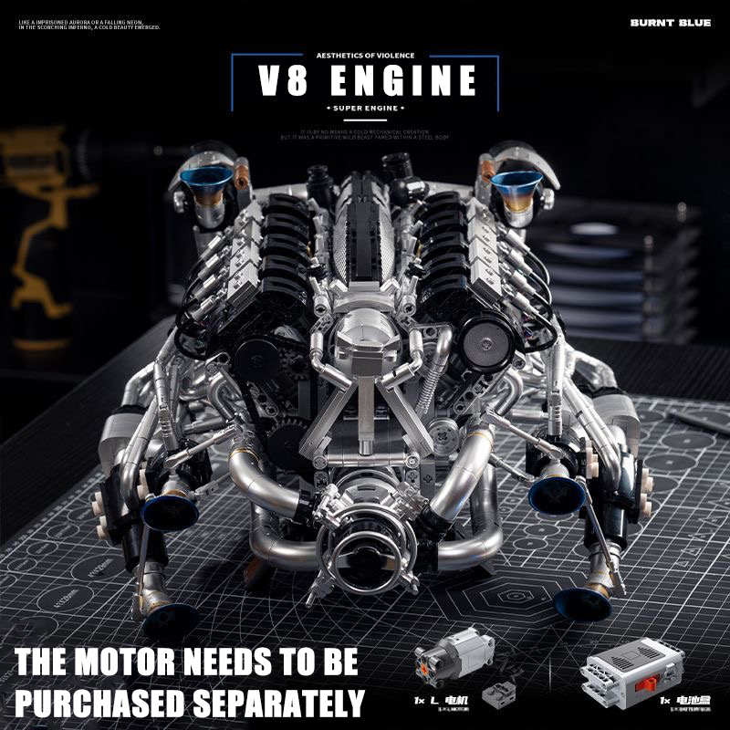Zestaw klocków konstrukcyjnych – Model Kit V8 Engine recenzja i cena