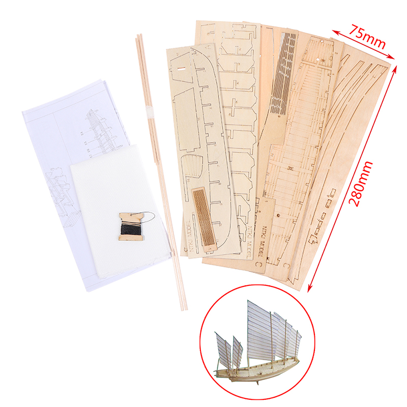 1 szt. Chińskie zestaw modeli  – Model Kit Yacht recenzja i cena