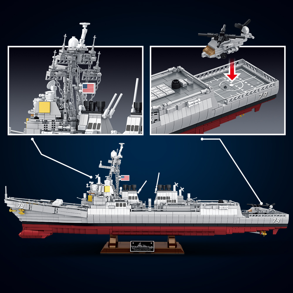 Zestaw klocków konstrukcyjnych – Model Kit Battleship recenzja i cena