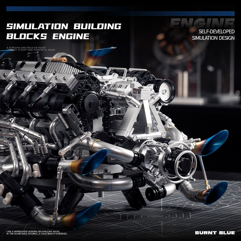 Zestaw Techniczny Modelu Silni – Model Kit V8 Engine recenzja i cena