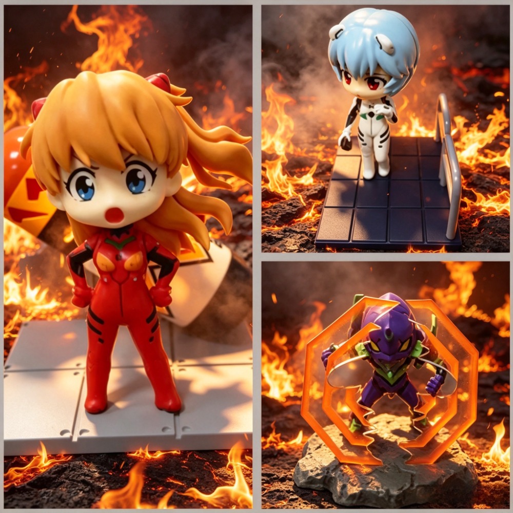 6cm 3 szt./zestaw Figurki Anim – Model Kit Evangelion recenzja i cena