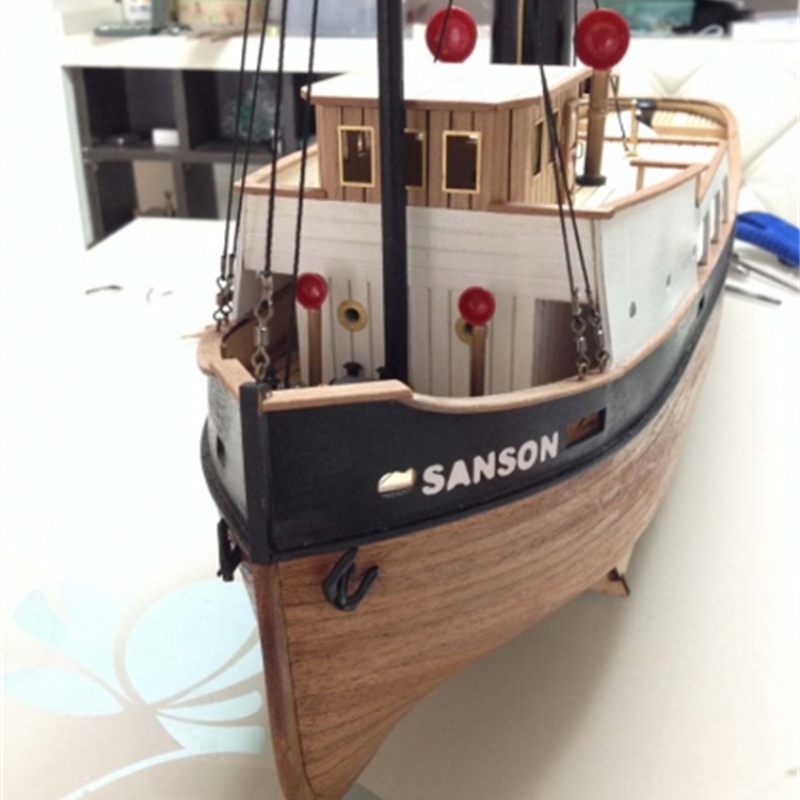 1:50 wycinany laserowo holowni – Model Kit Yacht recenzja i cena