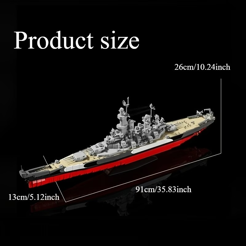 Zestaw klocków do budowy wielk – Model Kit Battleship recenzja i cena