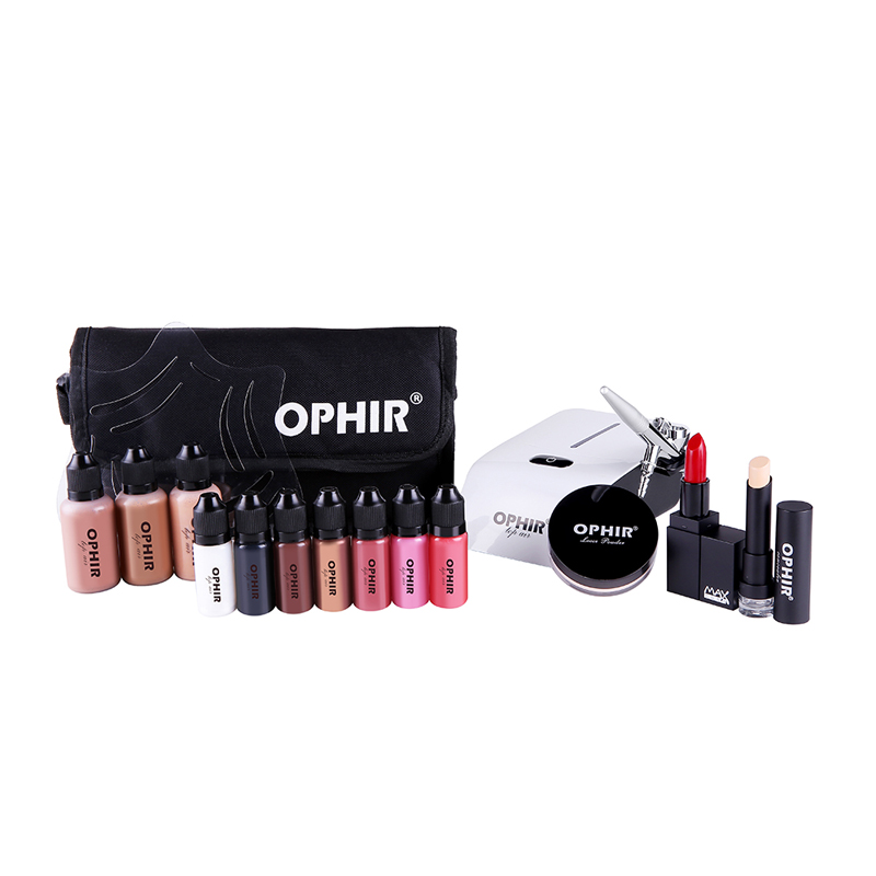 OPHIR Pro zestaw do makijażu 0 – Airbrush Compressor Kit recenzja i cena