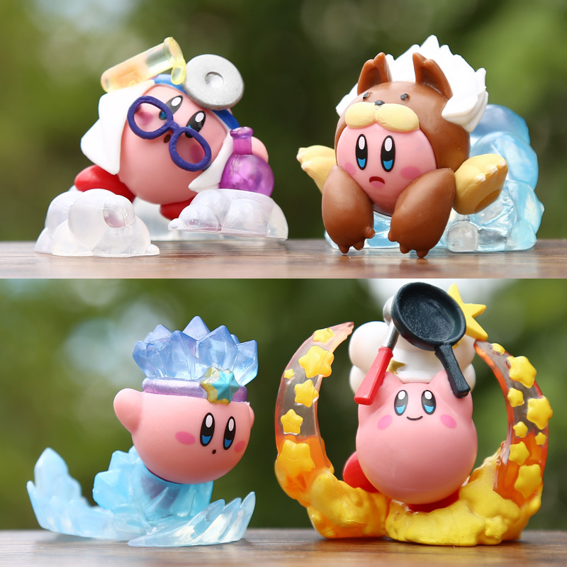 4 szt./zestaw Figurki Anime Ki – Model Kit Kirby recenzja i cena