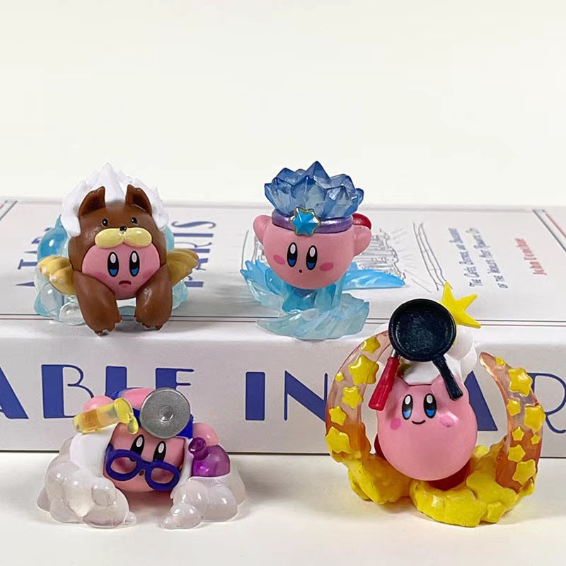 4 szt./zestaw Figurki Anime Ki – Model Kit Kirby recenzja i cena