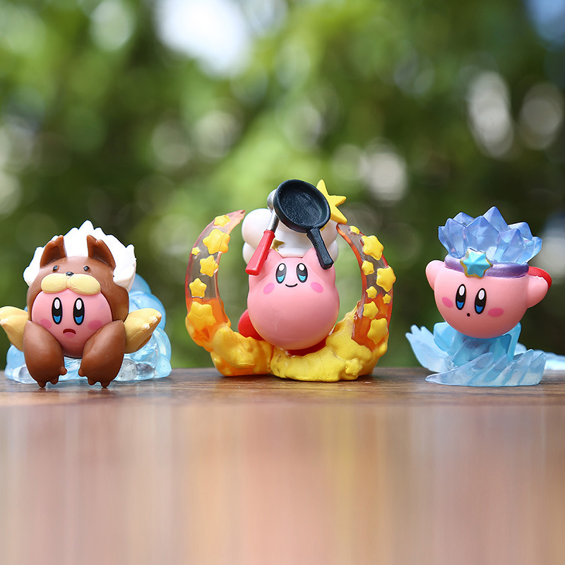 4 szt./zestaw Figurki Anime Ki – Model Kit Kirby recenzja i cena