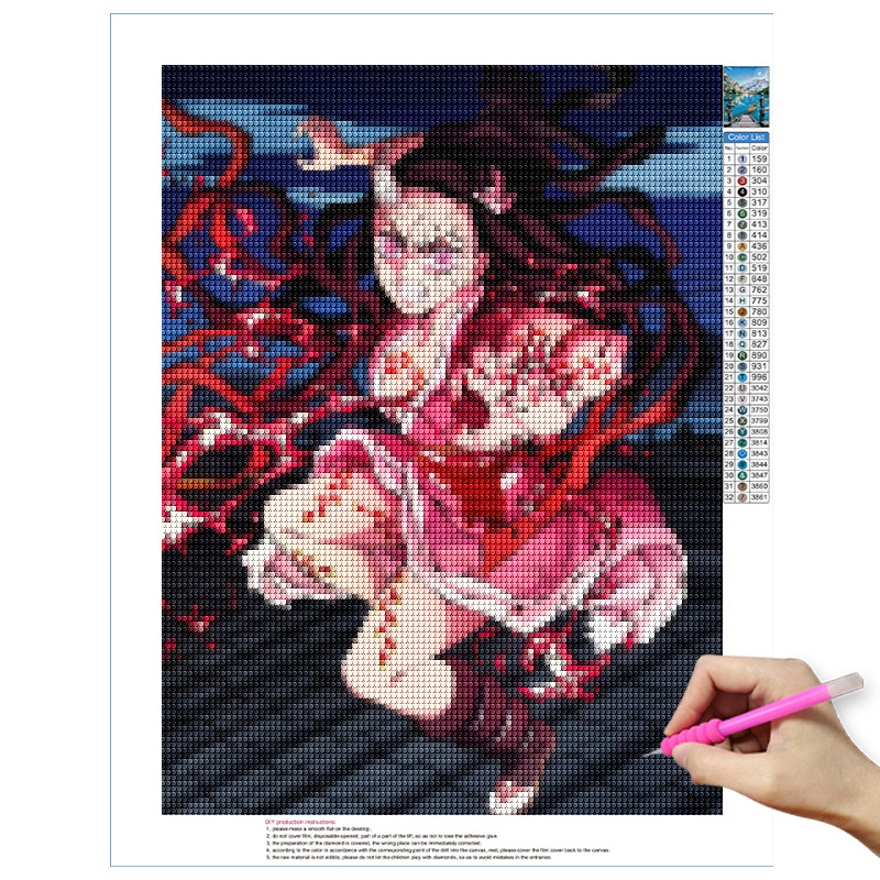 Diamentowa mozaika 5D Demon Sl – Model Kit Demon Slayer recenzja i cena