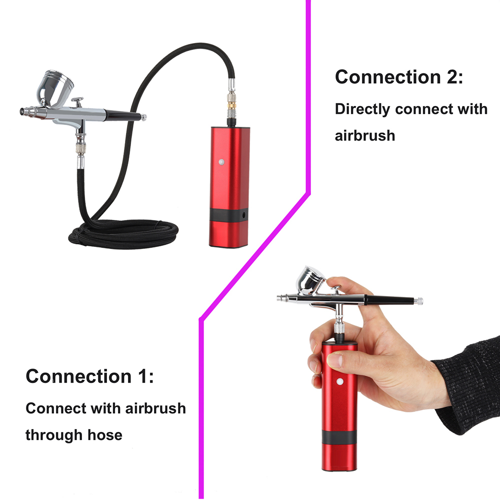 Profesjonalny kompletny zestaw – Airbrush Compressor Kit recenzja i cena