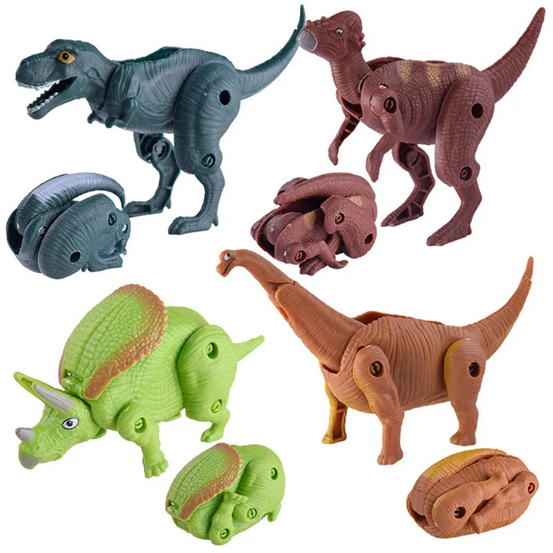 4 figurki dinozaurów z deforma – Model Kit Dinosaur Bandai recenzja i cena
