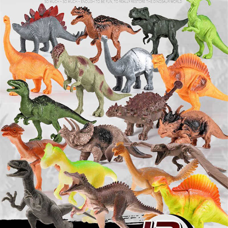 44 szt. Zestaw jurajskich dino – Model Kit Dinosaur Bandai recenzja i cena