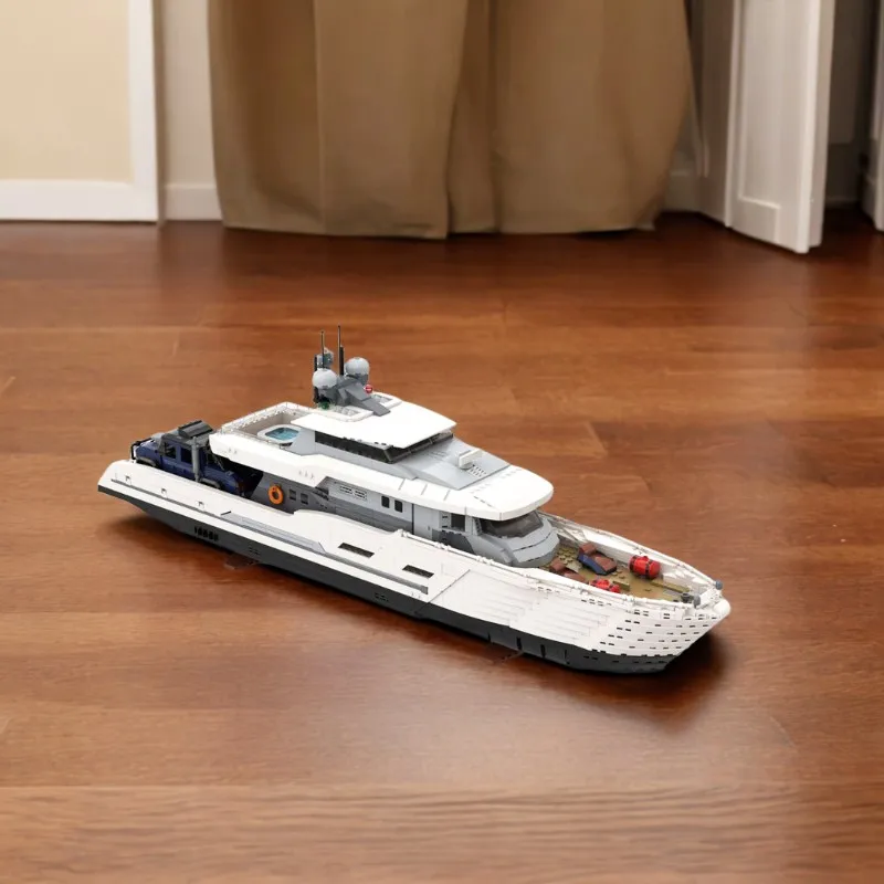 4367 elementów Biały Model Jac – Model Kit Yacht recenzja i cena