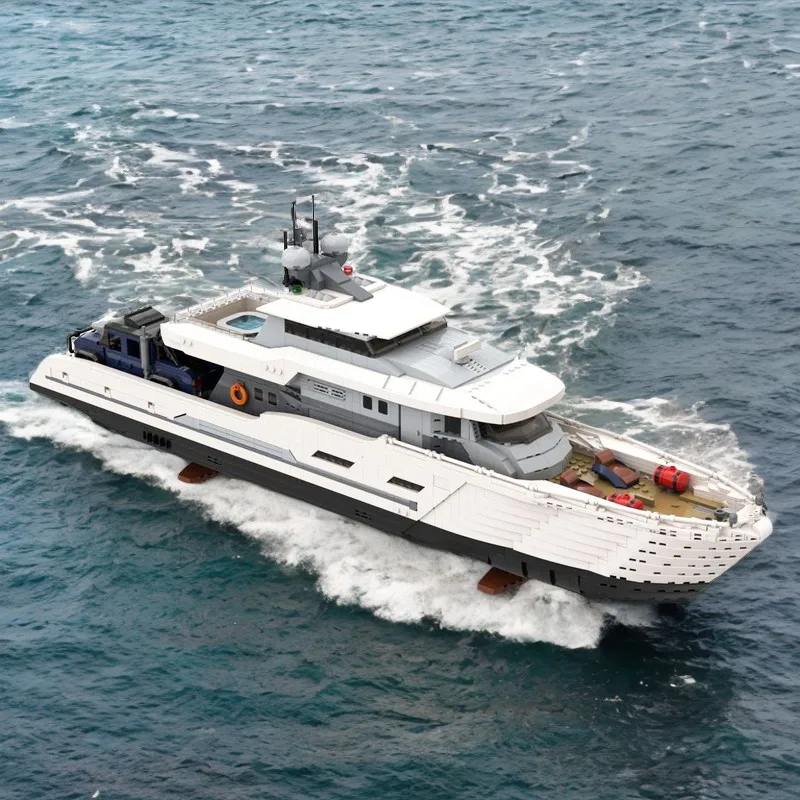 4367 elementów Biały Model Jac – Model Kit Yacht recenzja i cena
