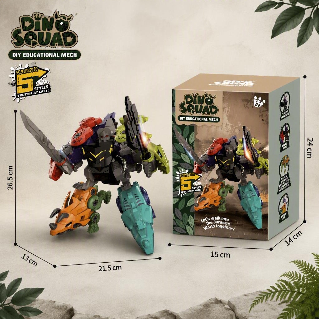 5 w 1 montaż dla dzieci transf – Model Kit Dinosaur Bandai recenzja i cena