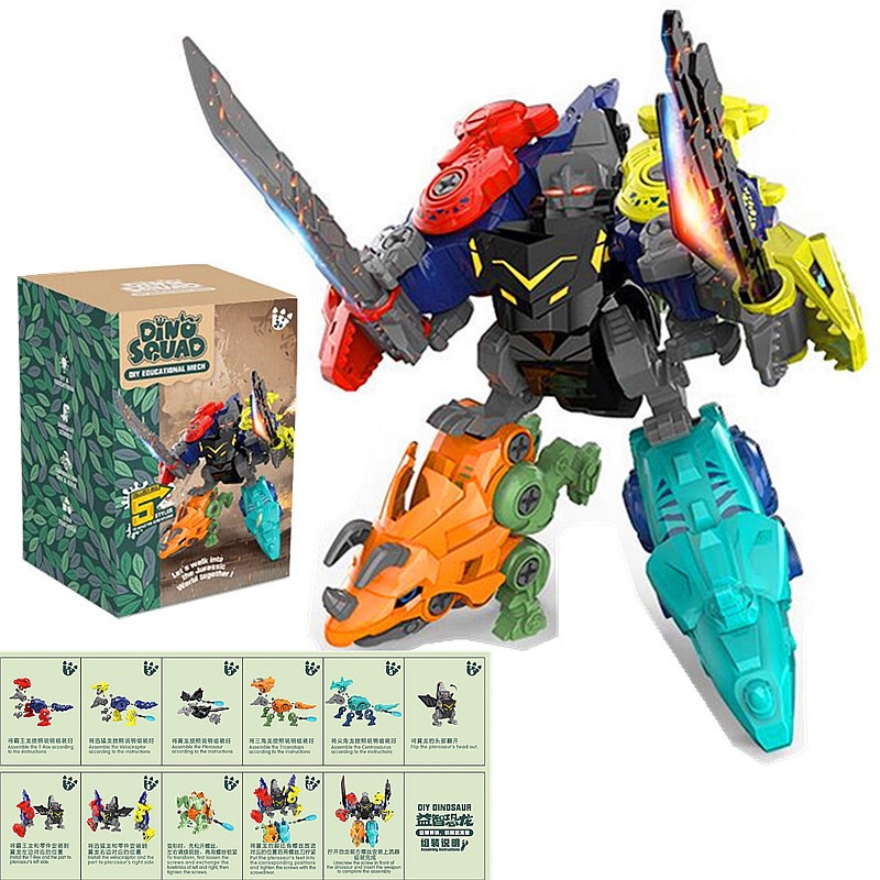 5 w 1 montaż dla dzieci transf – Model Kit Dinosaur Bandai recenzja i cena