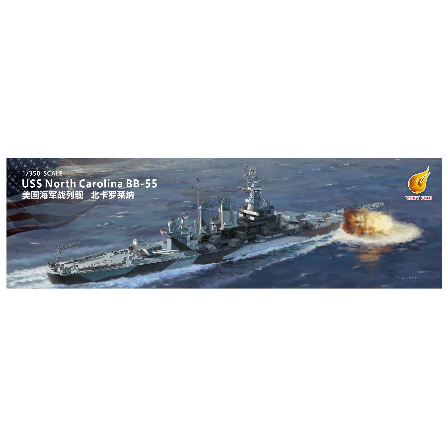 VERYFIRE USS North Carolina BB – Model Kit Battleship recenzja i cena