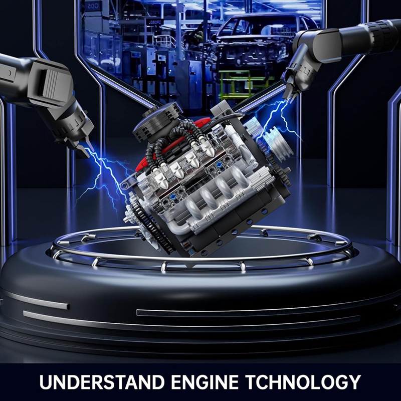 Zestaw silnika Mini V8 do samo – Model Kit V8 Engine recenzja i cena