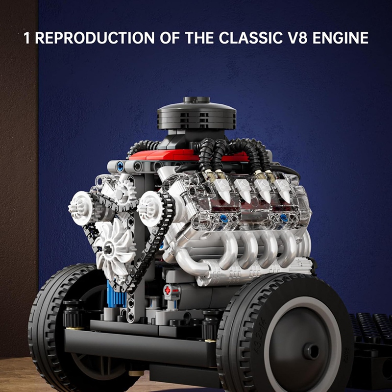 Zestaw silnika Mini V8 do samo – Model Kit V8 Engine recenzja i cena