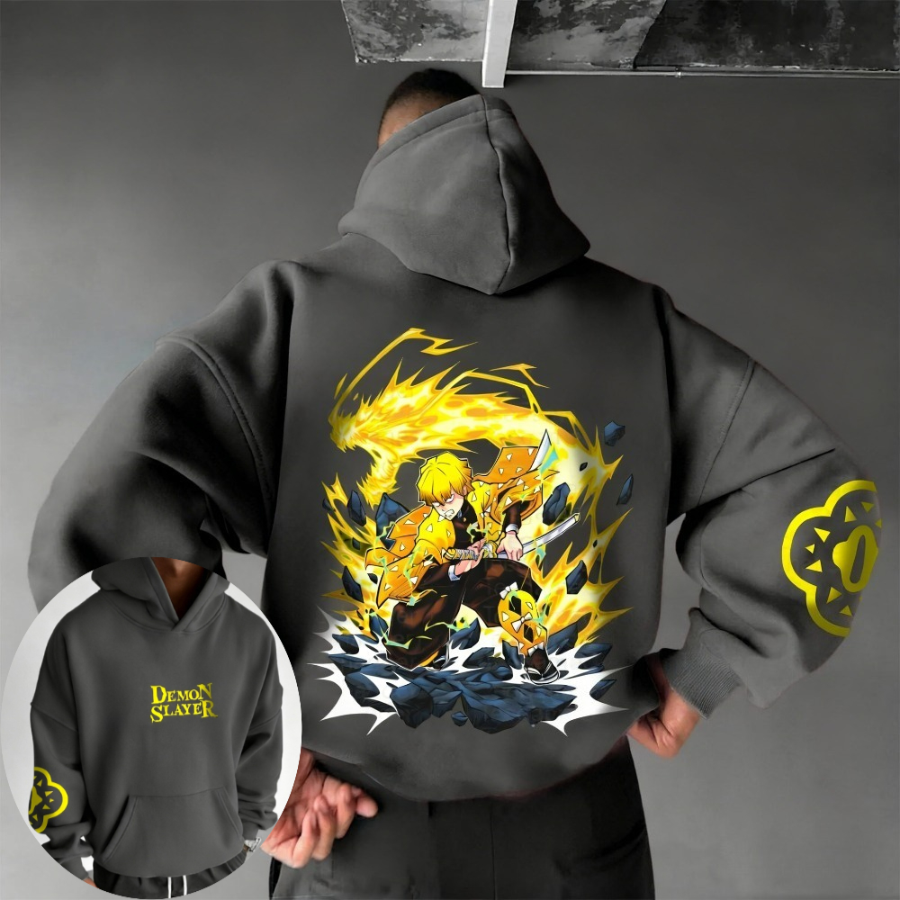 Męska bluza z kapturem Demon S – Model Kit Demon Slayer recenzja i cena