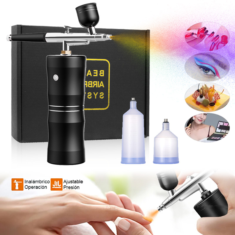 Oxygen Spray Mini zestaw spręż – Airbrush Compressor Kit recenzja i cena