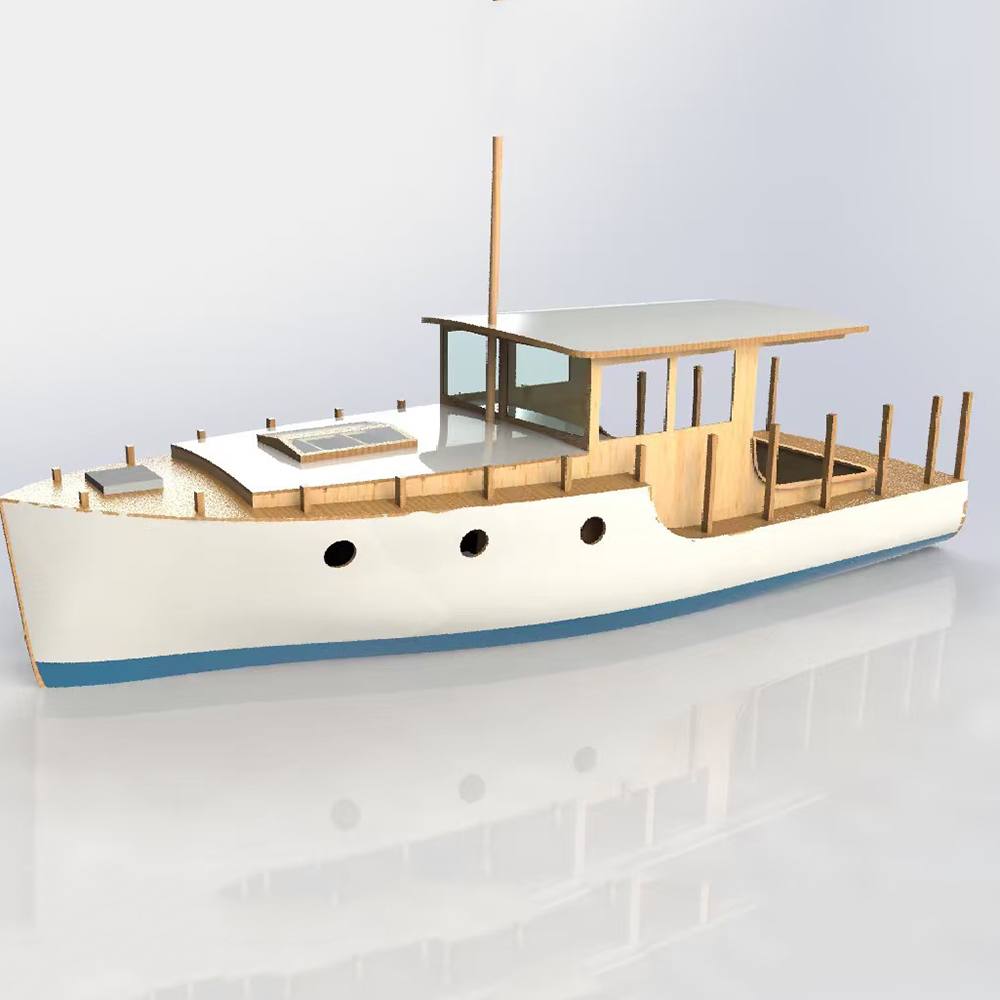 Łódź RC 70cm Europejska Klasyc – Model Kit Yacht recenzja i cena
